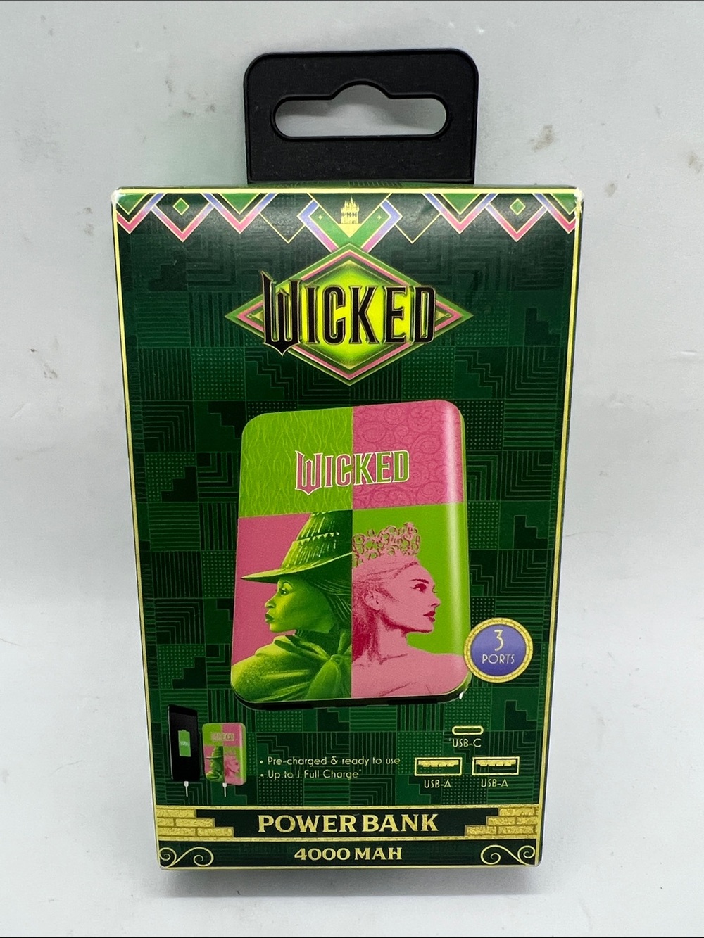 Wicked Power Bank 4000 mah Phone Device Charger NIB